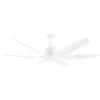 AVIATOR 66" CEILING FAN-OIL-WHITE WITH WHITE BLADES